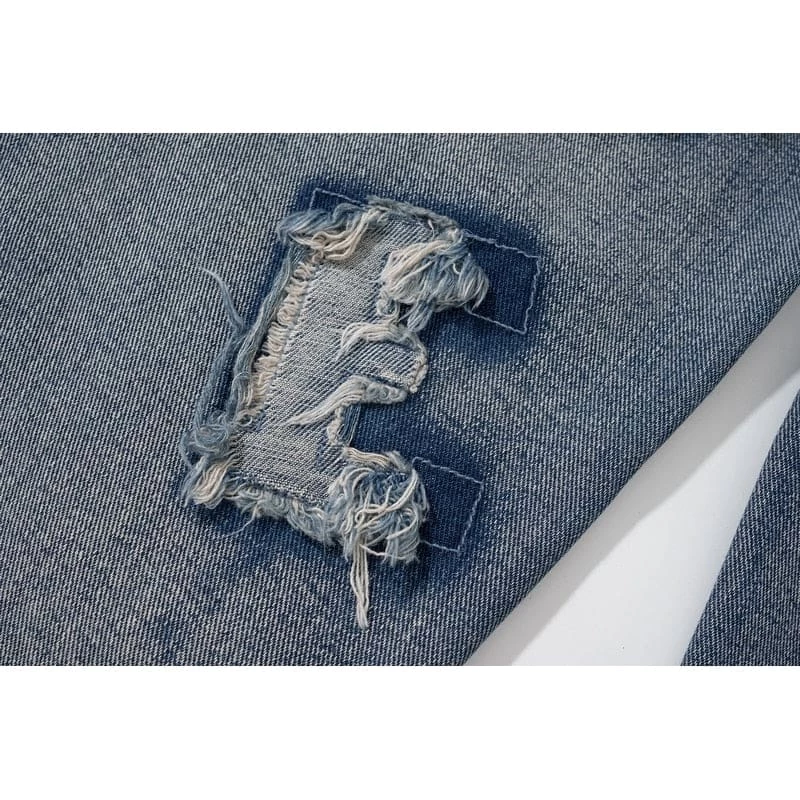 Streetgarm Fashion Patchwork Wide Leg Jeans 7 Streetgarm Fashion Patchwork Wide Leg Jeans