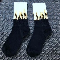 Streetgarm Flame Skateboard Socks NEW