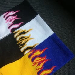 Streetgarm Flame Skateboard Socks NEW