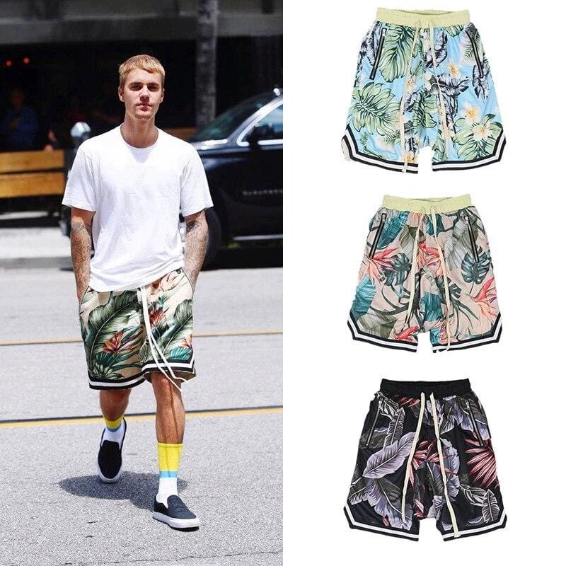 Streetgarm NEW Floral Cotton Drop-Rise Shorts 4 Streetgarm NEW Floral Cotton Drop-Rise Shorts