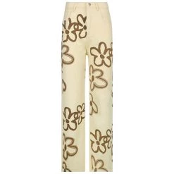 Streetgarm Floral Heat Print High Waist Jeans