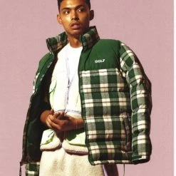 Streetgarm Golf Wang Plaid Puffer Jacket 25 Streetgarm Golf Wang Plaid Puffer Jacket