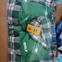 Streetgarm Golf Wang Plaid Puffer Jacket