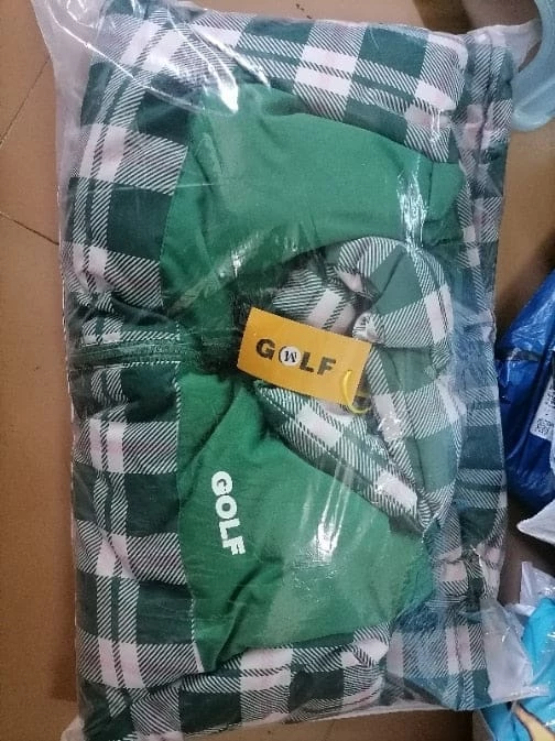 Streetgarm Golf Wang Plaid Puffer Jacket 4 Streetgarm Golf Wang Plaid Puffer Jacket