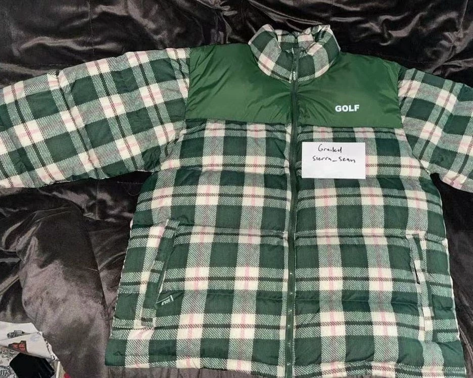 Streetgarm Golf Wang Plaid Puffer Jacket 12 Streetgarm Golf Wang Plaid Puffer Jacket