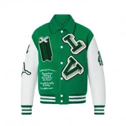 Streetgarm Green LV Varsity Jacket SALE