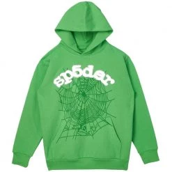 Streetgarm SALE Green Sp5der Web Hoodie