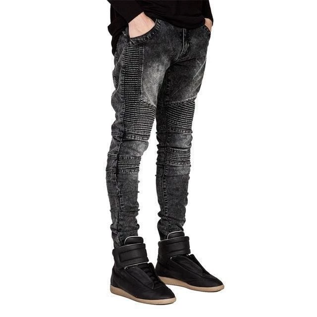 Streetgarm Grey Biker Jeans 4 Streetgarm Grey Biker Jeans