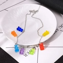 Streetgarm Gummy Bear Chain Necklace NEW 15 Streetgarm Gummy Bear Chain Necklace NEW