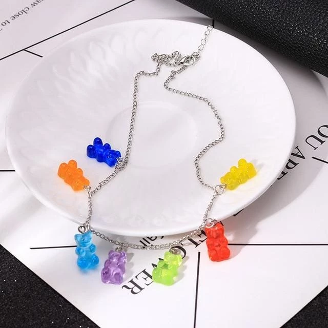 Streetgarm Gummy Bear Chain Necklace NEW 9 Streetgarm Gummy Bear Chain Necklace NEW