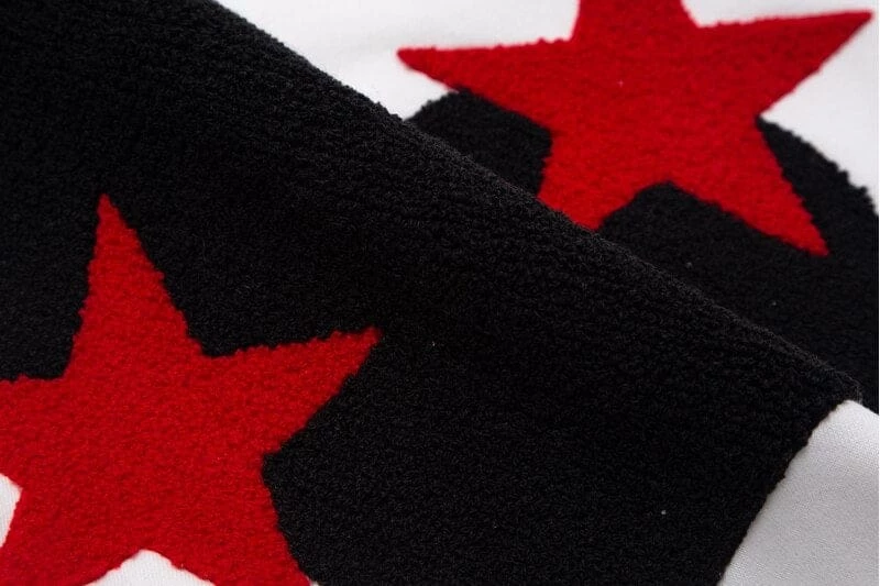 Streetgarm NEW Heart And Star Embroidered Hoodie 4 Streetgarm NEW Heart And Star Embroidered Hoodie