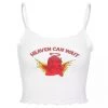 Streetgarm Heaven Can Wait Crop Top NEW