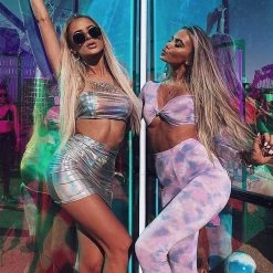 Streetgarm Holographic Two Piece 10 Streetgarm Holographic Two Piece