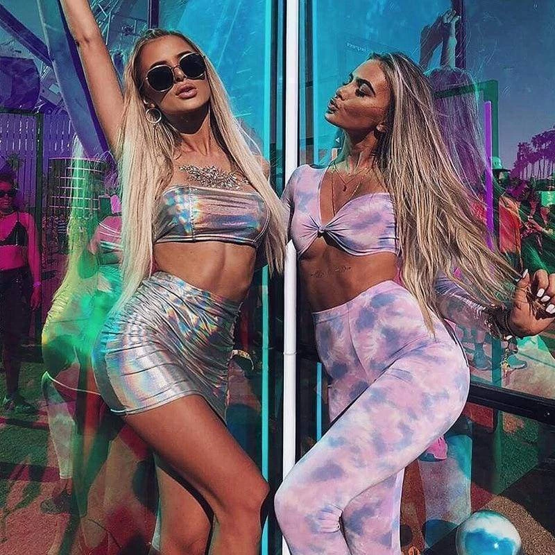 Streetgarm Holographic Two Piece 5 Streetgarm Holographic Two Piece