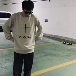 Streetgarm SALE Kanye West DONDA Cross Sweatshirt