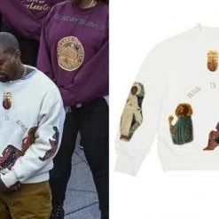 Streetgarm Kanye West Jesus Is King Cross Crewneck - White NEW 7 Streetgarm Kanye West Jesus Is King Cross Crewneck - White NEW