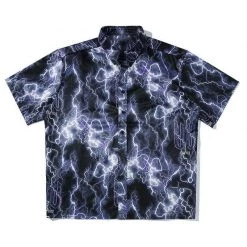 Streetgarm NEW Lightning Print Hawaiian Shirt