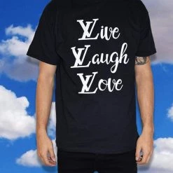Streetgarm NEW LV Live Laugh Love T-Shirt