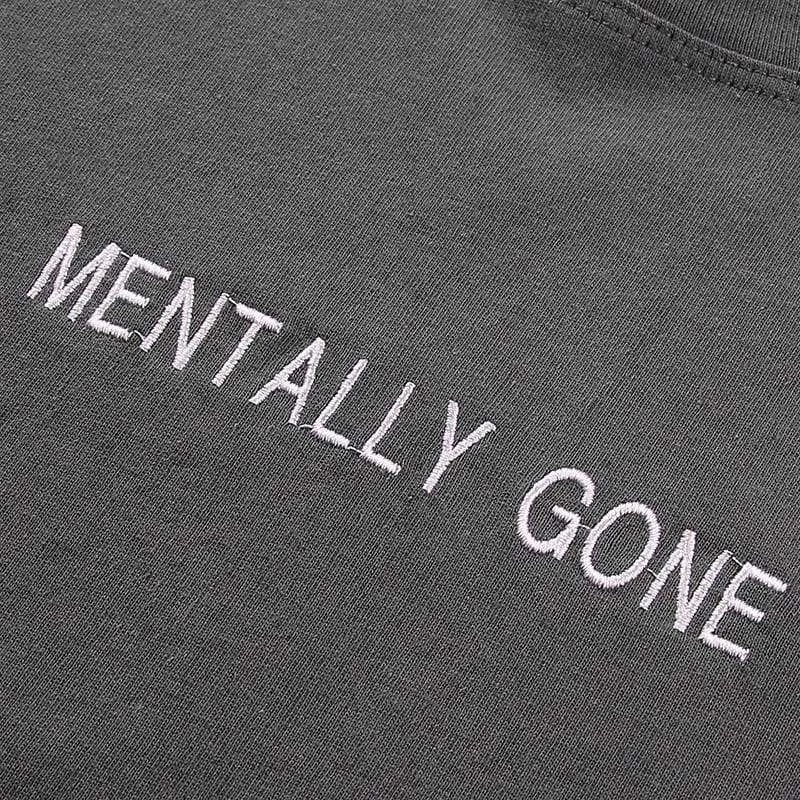 Streetgarm Mentally Gone Cropped T-Shirt NEW 7 Streetgarm Mentally Gone Cropped T-Shirt NEW