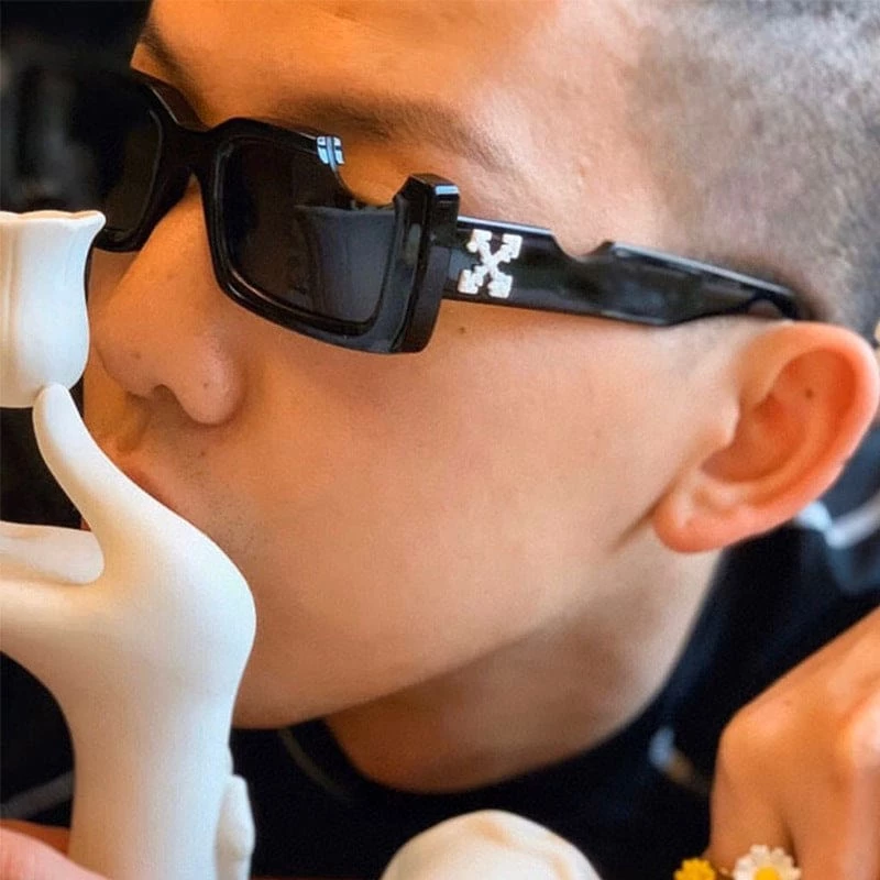 Streetgarm NEW OFF Cady Rectangle-frame Sunglasses 7 Streetgarm NEW OFF Cady Rectangle-frame Sunglasses