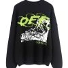 Streetgarm NEW OFF Ruined Knitted Sweatshirt 1 Streetgarm NEW OFF Ruined Knitted Sweatshirt