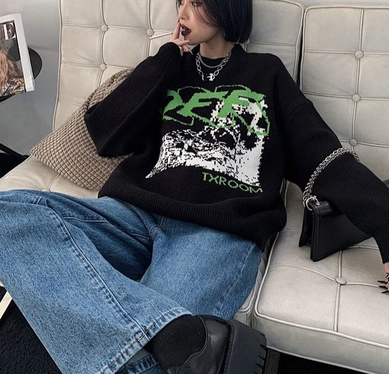 Streetgarm NEW OFF Ruined Knitted Sweatshirt 7 Streetgarm NEW OFF Ruined Knitted Sweatshirt