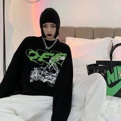 Streetgarm NEW OFF Ruined Knitted Sweatshirt 10 Streetgarm NEW OFF Ruined Knitted Sweatshirt