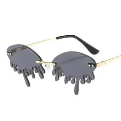 Streetgarm NEW Oval Rimless Drip Sunglasses
