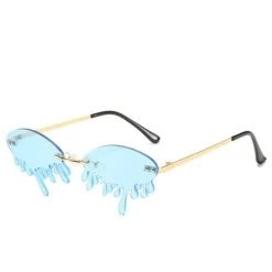 Streetgarm NEW Oval Rimless Drip Sunglasses