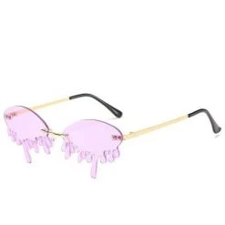 Streetgarm NEW Oval Rimless Drip Sunglasses