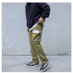Streetgarm Paint Splatter Cargo Pants NEW
