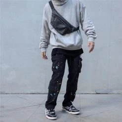 Streetgarm Paint Splatter Cargo Pants NEW