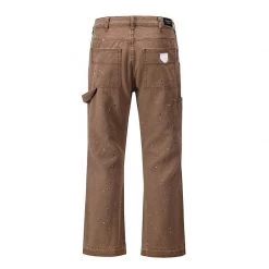 Streetgarm Painted Patchwork Straight Leg Jeans NEW