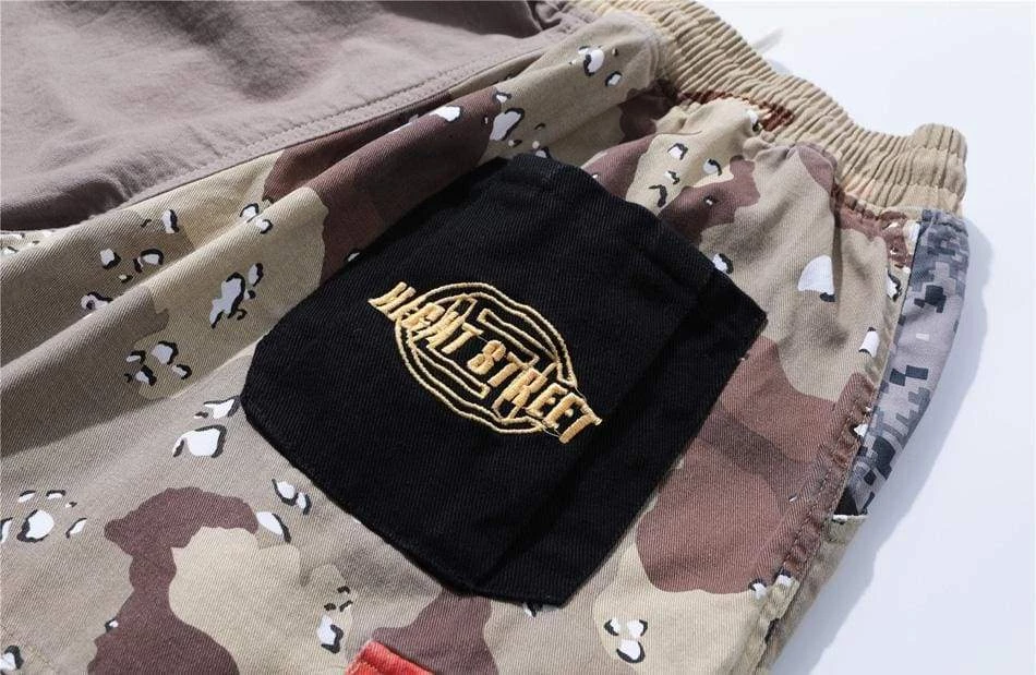 Streetgarm Patchwork Camo Joggers NEW 7 Streetgarm Patchwork Camo Joggers NEW