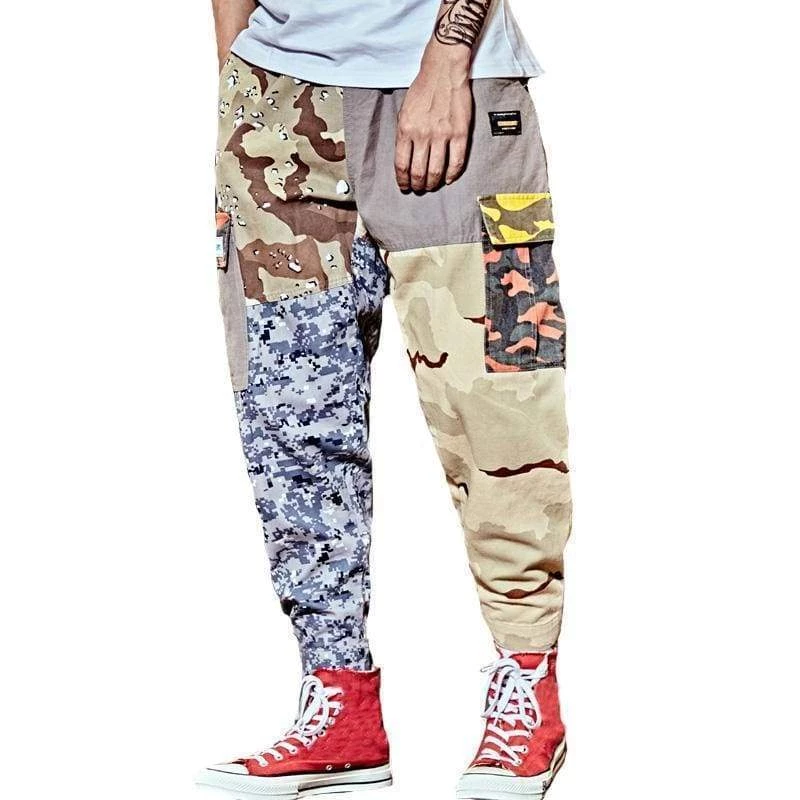 Streetgarm Patchwork Camo Joggers NEW 8 Streetgarm Patchwork Camo Joggers NEW