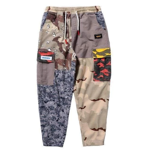 Streetgarm Patchwork Camo Joggers NEW 3 Streetgarm Patchwork Camo Joggers NEW