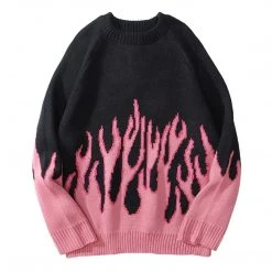Streetgarm Pink Flame Sweater