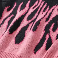 Streetgarm Pink Flame Sweater