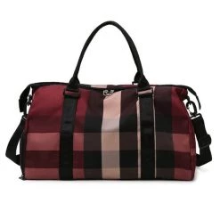 Streetgarm Plaid Duffle Bag NEW