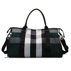 Streetgarm Plaid Duffle Bag NEW