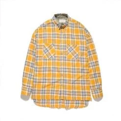 Streetgarm NEW Plaid Flannel Shirt - Yellow