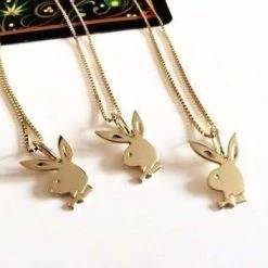 Streetgarm Playboy Bunny Pendant Necklace 11 Streetgarm Playboy Bunny Pendant Necklace