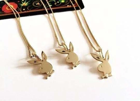 Streetgarm Playboy Bunny Pendant Necklace 7 Streetgarm Playboy Bunny Pendant Necklace