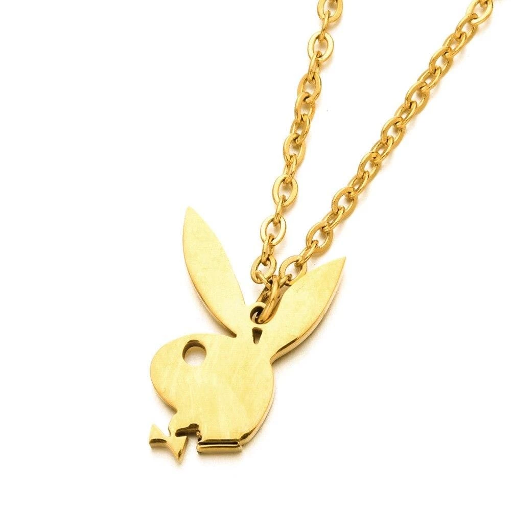 Streetgarm Playboy Bunny Pendant Necklace 6 Streetgarm Playboy Bunny Pendant Necklace