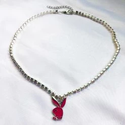 Streetgarm Playboy Rabbit Bead Necklace 10 Streetgarm Playboy Rabbit Bead Necklace