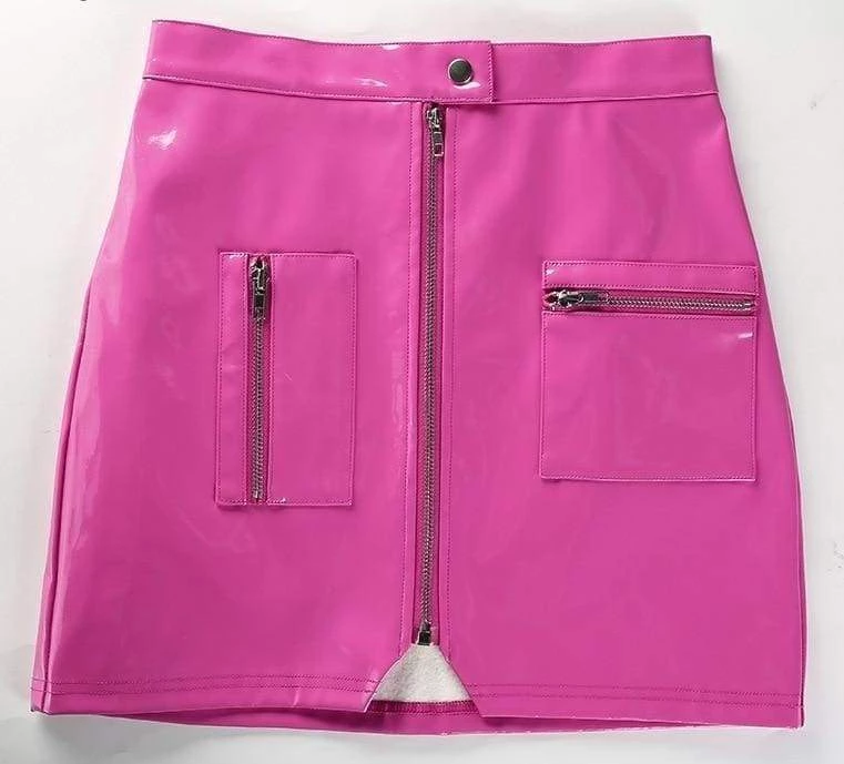 Streetgarm PVC Zipped Skirt NEW 9 Streetgarm PVC Zipped Skirt NEW