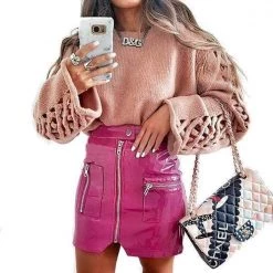 Streetgarm PVC Zipped Skirt NEW