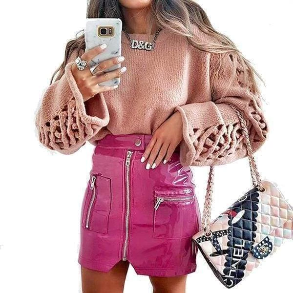 Streetgarm PVC Zipped Skirt NEW 3 Streetgarm PVC Zipped Skirt NEW