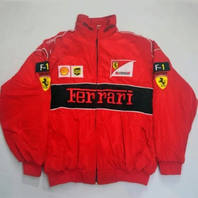 Streetgarm Retro Ferrari Racing Jacket NEW 6 Streetgarm Retro Ferrari Racing Jacket NEW