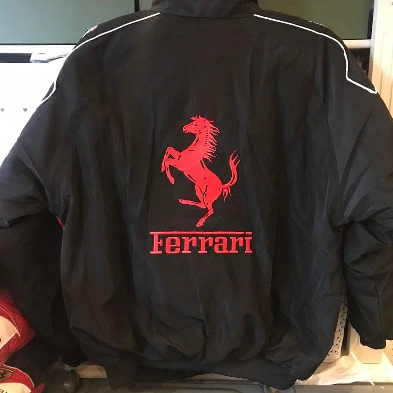 Streetgarm Retro Ferrari Racing Jacket NEW 10 Streetgarm Retro Ferrari Racing Jacket NEW